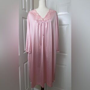 Ashley By 26 International Pink Satin Robe